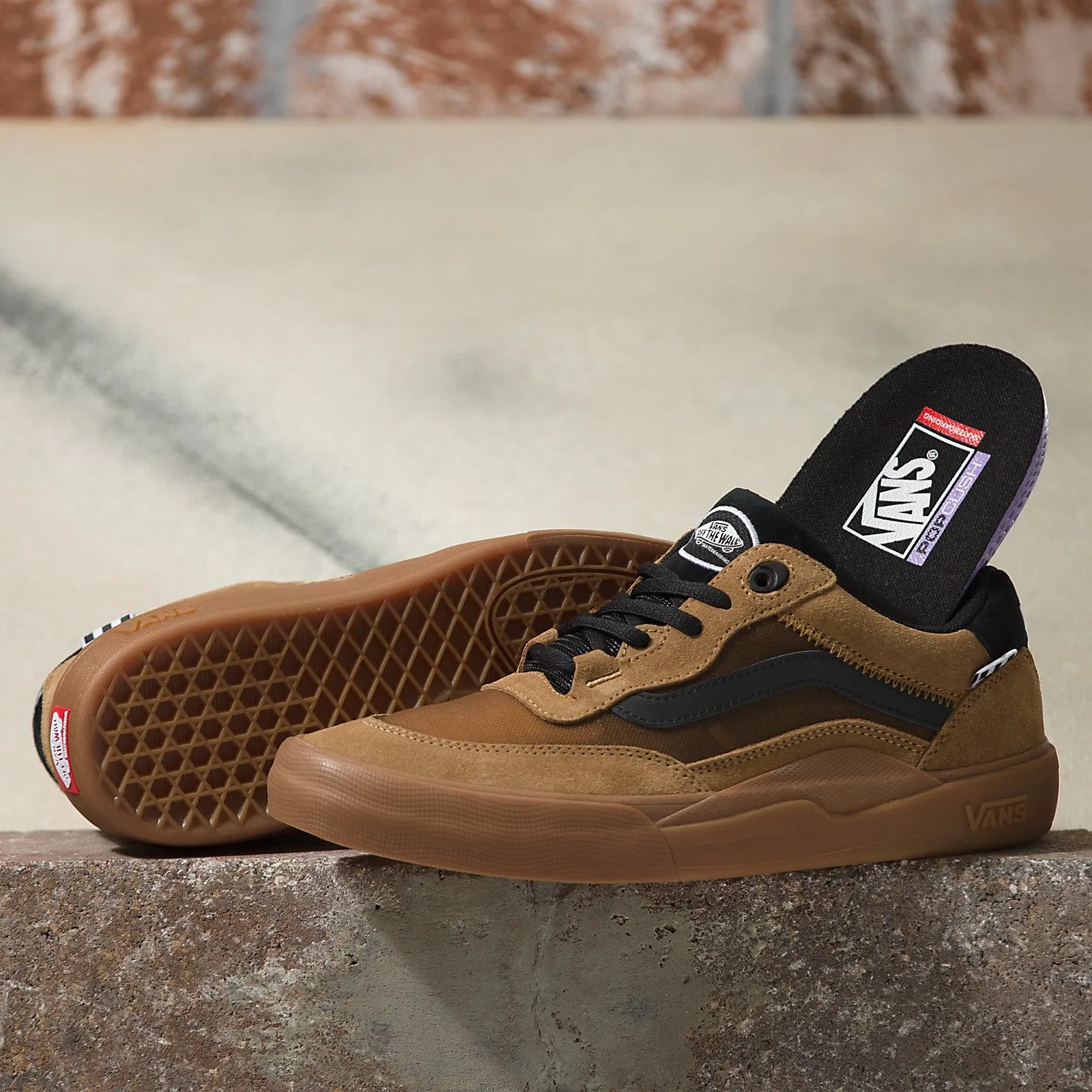 Vans Wayvee Skateboard Shoe - Tobacco Brown
