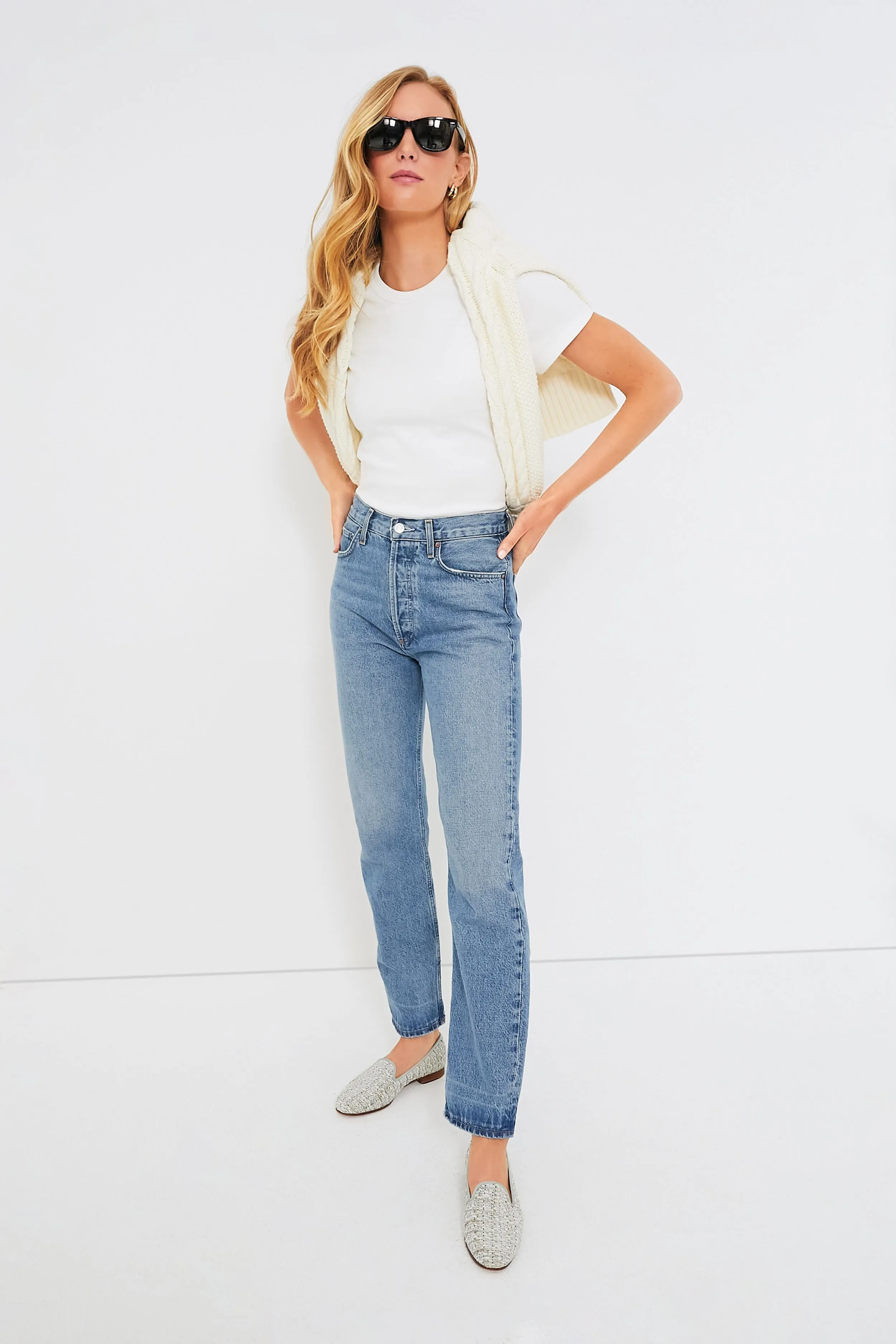 White Billy Slim Fit Tee