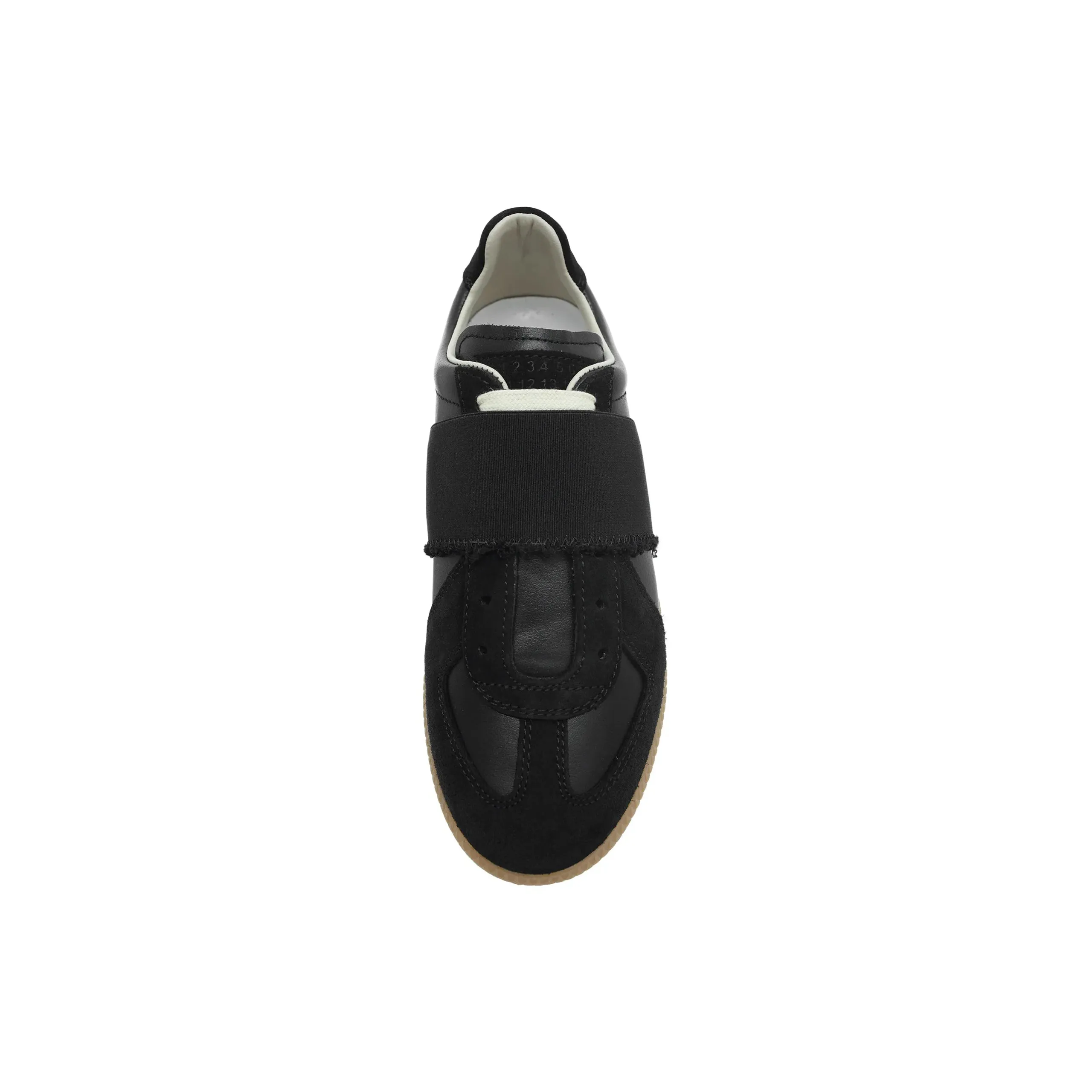 Women's Replica Sneakers w/Elastic Band (Black)