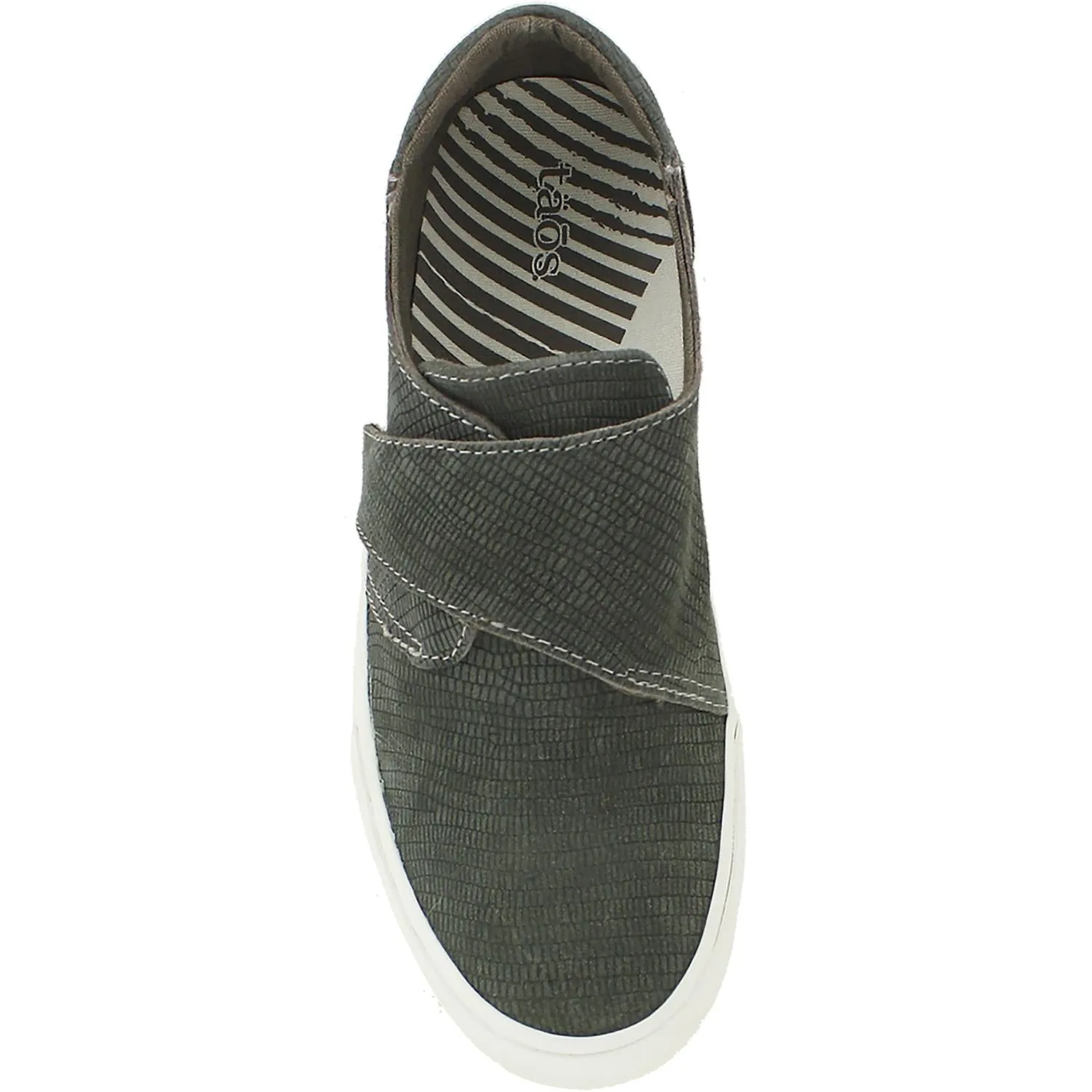 Women's Taos Soul Taupe Emboss Suede