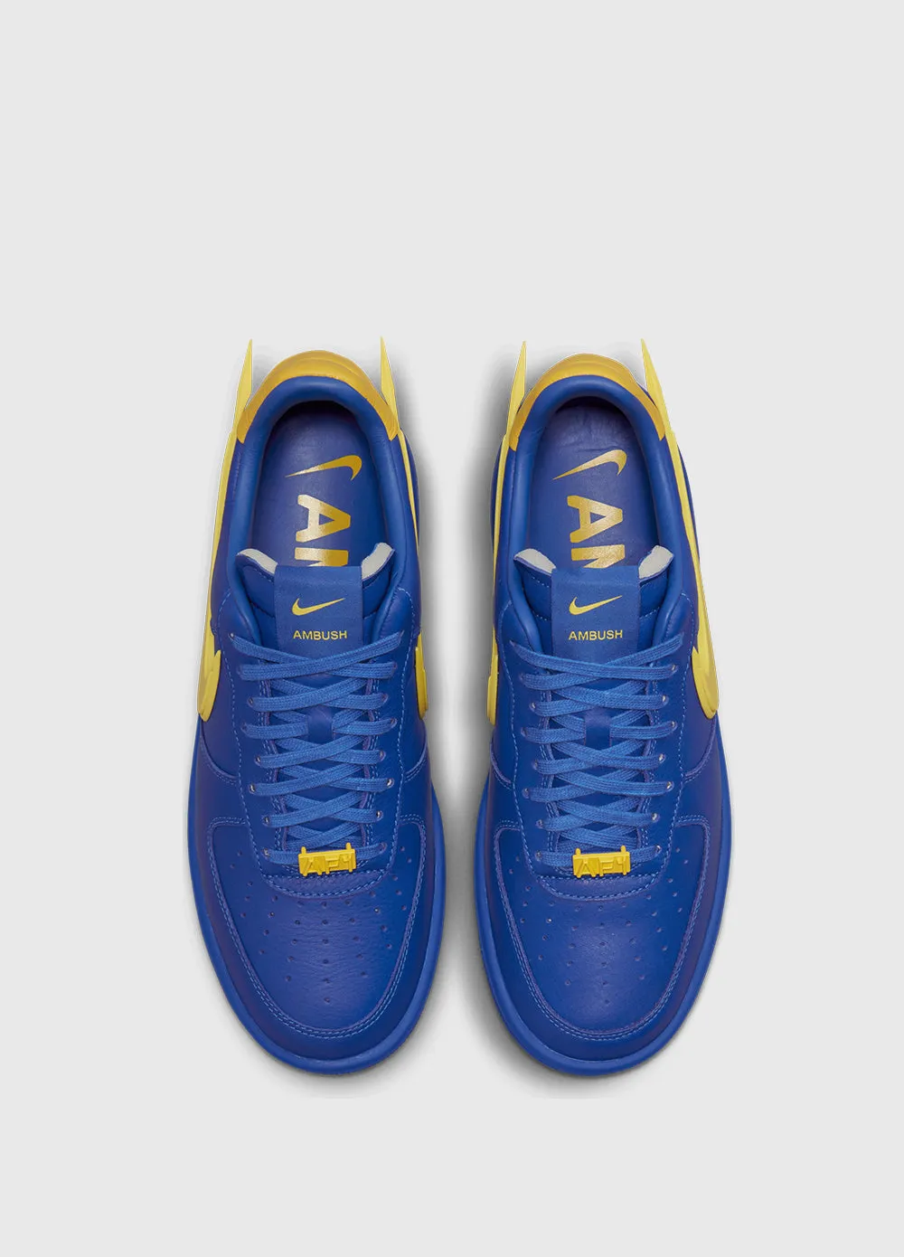 x AMBUSH® Air Force 1 'Game Royal and Vivid Sulphur' Sneakers