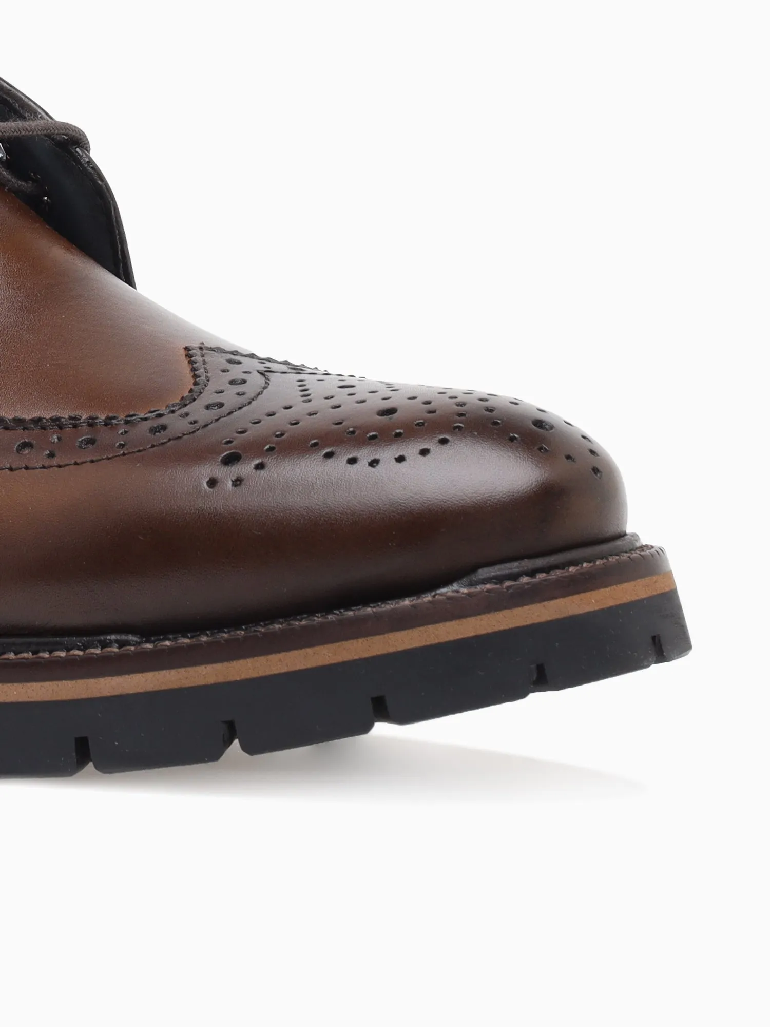 Xc Flex Cody Wingtip Zip Boot  Tan Leath